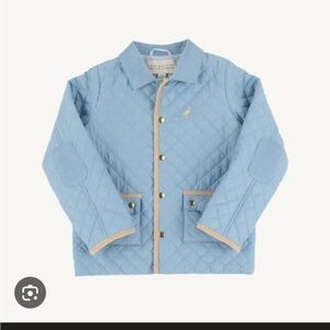 New TBBC Beaufort Bonnet Caldwell Quilted Coat jacket boy 10 lar Barrington Blue